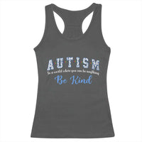Autism Awareness Racerback Tank Top Neurodivergent Pride Infinity Symbol Support