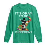 Autism Acceptance Long Sleeve Shirt It's Okay To Be Different