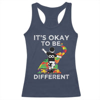 Autism Acceptance Racerback Tank Top It's Okay To Be Different
