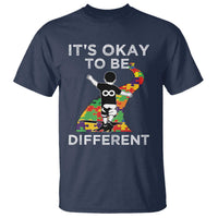 Autism Acceptance T Shirt It's Okay To Be Different