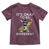 Autism Acceptance Toddler T Shirt It's Okay To Be Different