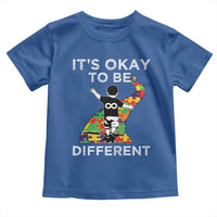 Autism Acceptance Toddler T Shirt It's Okay To Be Different
