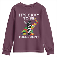 Autism Acceptance Youth Sweatshirt It's Okay To Be Different