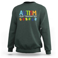 Autism Acceptance Sweatshirt Accept Understand Love Special Education Teacher Gift