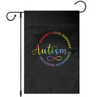 Autism Acceptance Garden Flag Respect Love Support Autism Awareness Month
