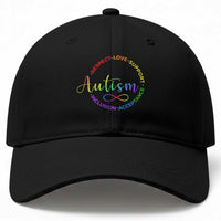 Autism Acceptance Baseball Cap Respect Love Support Autism Awareness Month