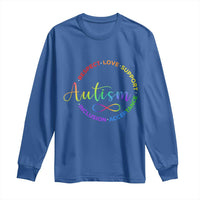Autism Acceptance Long Sleeve Shirt Respect Love Support Autism Awareness Month