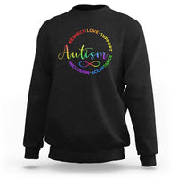 Autism Acceptance Sweatshirt Respect Love Support Autism Awareness Month