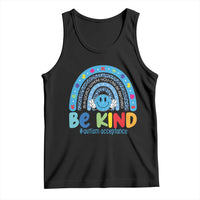 Autism Acceptance Tank Top Rainbow in April We Wear Blue Ribbon Autism