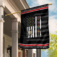 Autism Acceptance Garden Flag American Flag Neurodivergent Support Ribbon Puzzle