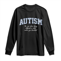 Autism Acceptance Long Sleeve Shirt Autistic Acceptance Inspirational