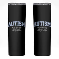 Autism Acceptance Skinny Tumbler Autistic Acceptance Inspirational