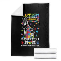Autism Acceptance Throw Blanket Doesn't Come with a Manual Autism Mom