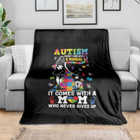 Autism Acceptance Throw Blanket Doesn't Come with a Manual Autism Mom