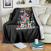 Autism Acceptance Throw Blanket Doesn't Come with a Manual Autism Mom