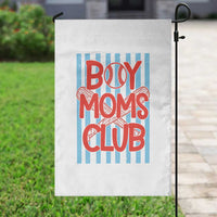 Boy Moms Club Garden Flag Funny Motherhood Baseball Gift For Mom