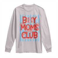 Boy Moms Club Long Sleeve Shirt Funny Motherhood Baseball Gift For Mom
