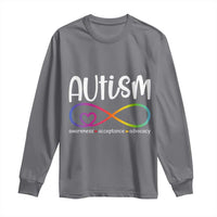Autism Acceptance Long Sleeve Shirt Neurodivergent Support Infinity Symbol