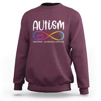 Autism Acceptance Sweatshirt Neurodivergent Support Infinity Symbol