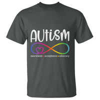 Autism Acceptance T Shirt Neurodivergent Support Infinity Symbol