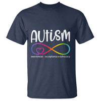 Autism Acceptance T Shirt Neurodivergent Support Infinity Symbol