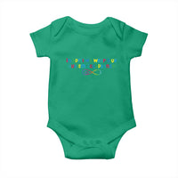 Autism Acceptance Baby Onesie Neurodivergent Support Infinity Heart Symbol