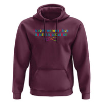 Autism Acceptance Hoodie Neurodivergent Support Infinity Heart Symbol
