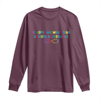 Autism Acceptance Long Sleeve Shirt Neurodivergent Support Infinity Heart Symbol
