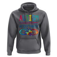 Autism Acceptance Hoodie Neurodivergent Support Infinity Butterfly Symbol