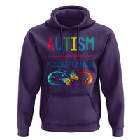 Autism Acceptance Hoodie Neurodivergent Support Infinity Butterfly Symbol