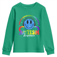 Autism Acceptance Youth Sweatshirt Acceptance Special Education Teacher Kids