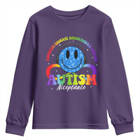 Autism Acceptance Youth Sweatshirt Acceptance Special Education Teacher Kids