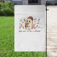 Funny Hot Dog Ghost Halloween Garden Flag Bad Day To Be A Hotdog - Wonder Print Shop