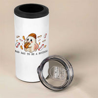 Funny Hot Dog Ghost Halloween 4 in 1 Can Cooler Tumbler Bad Day To Be A Hotdog - Wonder Print Shop
