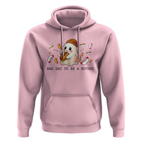 Funny Hot Dog Ghost Halloween Hoodie Bad Day To Be A Hotdog - Wonder Print Shop