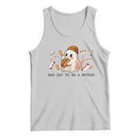 Funny Hot Dog Ghost Halloween Tank Top Bad Day To Be A Hotdog - Wonder Print Shop