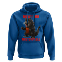 Now I Am Unstoppable Hoodie Funny Cute Cat Catzilla - Wonder Print Shop