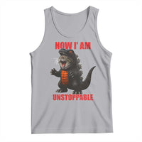 Now I Am Unstoppable Tank Top Funny Cute Cat Catzilla - Wonder Print Shop