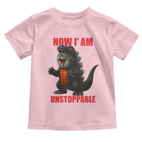 Now I Am Unstoppable Toddler T Shirt Funny Cute Cat Catzilla - Wonder Print Shop