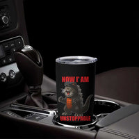 Now I Am Unstoppable Tumbler Cup Funny Cute Cat Catzilla - Wonder Print Shop