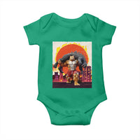 Catzilla Funny Cat Japanese Cityscape Baby Onesie - Wonder Print Shop