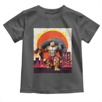 Catzilla Funny Cat Japanese Cityscape Toddler T Shirt - Wonder Print Shop