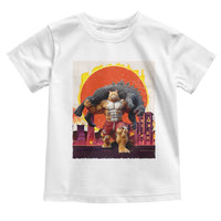 Catzilla Funny Cat Japanese Cityscape Toddler T Shirt - Wonder Print Shop