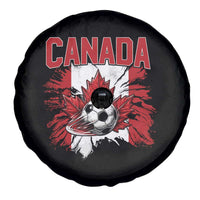 Canada Soccer Fan Spare Tire Cover Canadian Football Game Day Suppoter