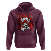 Canada Soccer Fan Hoodie Canadian Football Game Day Suppoter