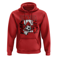 Canada Soccer Fan Hoodie Canadian Football Game Day Suppoter