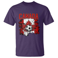 Canada Soccer Fan T Shirt Canadian Football Game Day Suppoter