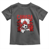 Canada Soccer Fan Toddler T Shirt Canadian Football Game Day Suppoter