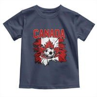 Canada Soccer Fan Toddler T Shirt Canadian Football Game Day Suppoter
