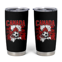 Canada Soccer Fan Tumbler Cup Canadian Football Game Day Suppoter